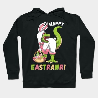 Funny Easter Happy Eastrawr Dinosaur Hoodie